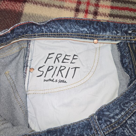 Scotch & Soda Amsterdam The Daze Pattern Denim Jeans - Picture 6 of 11